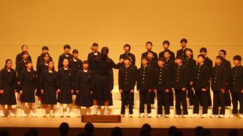 10月31日 水 合唱コンクール 松戸市立河原塚中学校