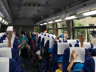 1年校外学習 バスレク 松戸市立小金小学校