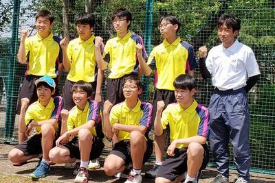 ４月２０日 土 県大会 男子ソフトテニス部 松戸市立常盤平中学校