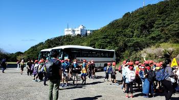 駐車場到着