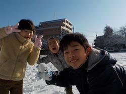 雪遊び最高！