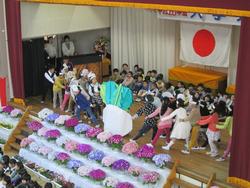 歓迎の出し物