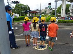 道路の歩き方を教えていただきました。