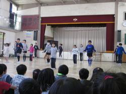 なわとびクラブ発表会