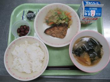 ７日給食