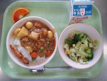 ２０日給食